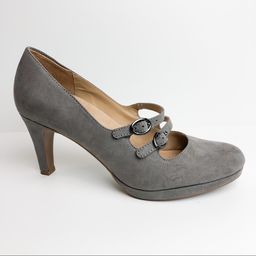 Naturalizer Grey Prudence Mary Jane Pumps